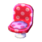 Polka-Dot Chair (Peach Pink - Peach Pink) NL Model.png