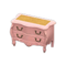 Elegant Dresser (Pink - Gold Diamonds) NH Icon.png