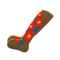 Embroidered-Flower Tights (Brown) NH Storage Icon.png