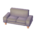 Minimalist sofa's Gray variant