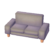 Minimalist sofa's Gray variant