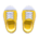 Rubber-toe sneakers's Yellow variant
