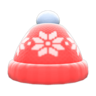 Snowy Knit Cap (Red) NH Icon.png