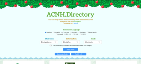 Community:ACNH.Directory - Animal Crossing Wiki - Nookipedia