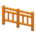Iron fence's Orange variant
