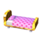 Polka-Dot Bed (Gold Nugget - Peach Pink) NL Model.png