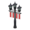 Street Lamp with Banners (Black - Red) NH Icon.png