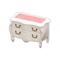Elegant Dresser (White - Pink Roses) NH Icon.png