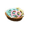 frosted pretzels