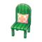 Green Chair (Middle Green - Orange) NL Model.png