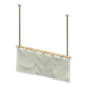 horizontal split curtains