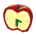 Juicy-apple clock's Red apple variant