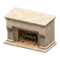 Marble Fireplace (Beige) NH Icon.png