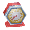 red clock
