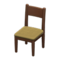 Simple Chair (Brown - Brown) NH Icon.png