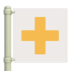 Yellow & White Flag (Hospital) HHP Icon.png