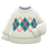 Argyle Sweater (White) NH Icon.png