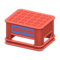 Bottle Crate (Red - Blue Logo) NH Icon.png