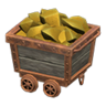 gold-nugget mining car