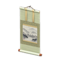 Hanging Scroll (Green - Mountains) NH Icon.png