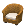 rattan armchair