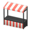 Stall (Black - Red Stripes)