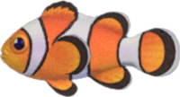 Artwork of clown fish