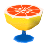 grapefruit table