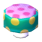 Polka-Dot Stool (Melon Float - Peach Pink) NL Model.png