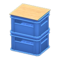 Stacked Bottle Crates (Blue - None) NH Icon.png