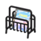 Tubular Magazine Rack (Black - Travel Guide) NH Icon.png