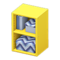 Upright Organizer (Yellow - Cool Zigzags) NH Icon.png