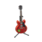Electric Guitar (Dark Red - Emblem Logo) NH Icon.png