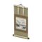 Hanging Scroll (Brown - Mountains) NH Icon.png
