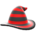 Mage's striped hat's Red variant