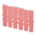 Vertical-board fence's Pink variant