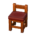 Zen chair's Dark wood variant