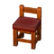 Zen Chair (Dark Wood - Adzuki Bean) NL Model.png