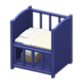 Baby Bed (Blue - Plain White) NH Icon.png