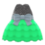 Bubble-Skirt Party Dress (Green) NH Icon.png