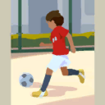 The Sports photo pattern for the framed photo.