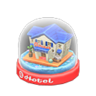hotel snow globe