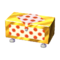 Polka-Dot Dresser (Gold Nugget - Red and White) NL Model.png