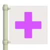 Purple & White Flag (Hospital) HHP Icon.png