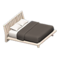 Artful Bed (White - Black) NH Icon.png