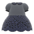 Floral Lace Dress (Black) NH Icon.png