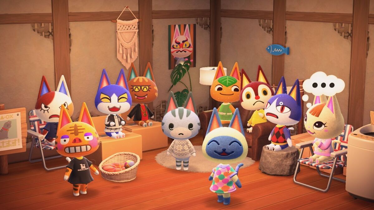 Feline animal crossing