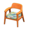 Nordic Chair (Natural Wood - Triangles) NH Icon.png