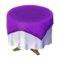 Round-Cloth Table (Purple - White) NL Model.png