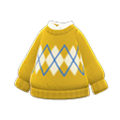 Argyle Sweater (Mustard) NH Storage Icon.png
